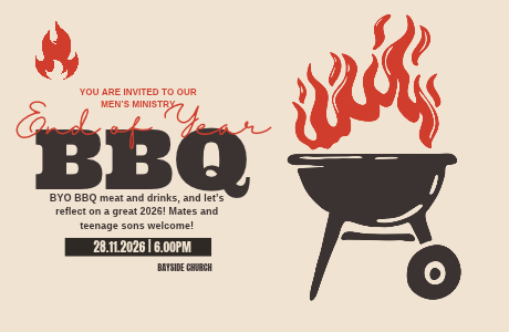 Men’s End of Year BBQ